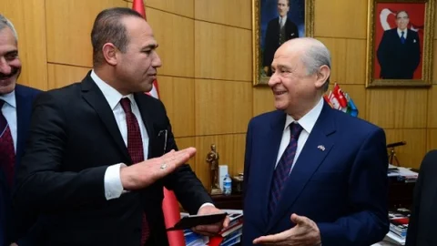 Adana'da Bahçeli ile Görüşme