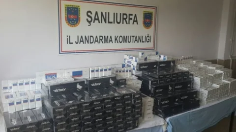 Şanlıurfa'da Kaçak Sigara Operasyonu