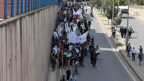 Diyarbakır'da Yürüyüş Gerçekleştirildi