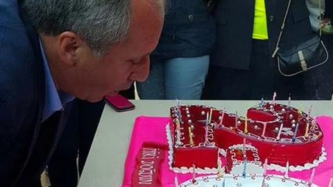 Muharrem İnce'ye Doğum Günü Sürprizi