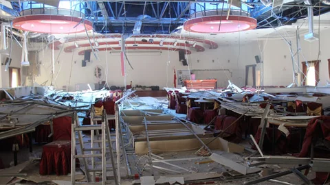 Samsun'da Düğün Salonunda Çöken Tavan