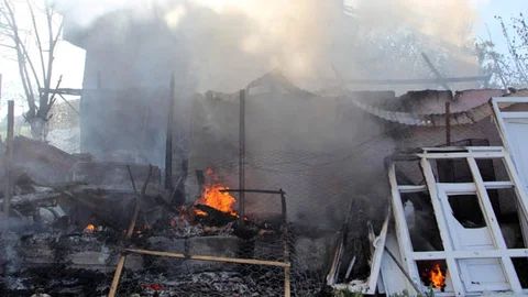 Karabük'te Hurdalar Yangın Çıkardı