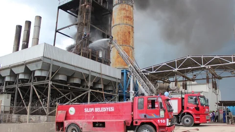 Silopi'de Termik Santral Yangını!