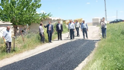 Samsat'ta Köy Yolları Onarılıyor