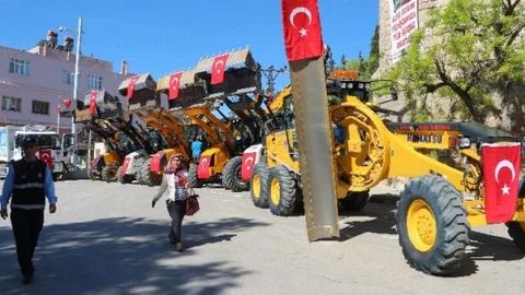 Mersin Mut Belediyesi'ne Araç Desteği