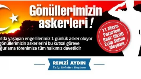 Engelli Vatandaşlar Asker Uğurlaması İçin Hazır