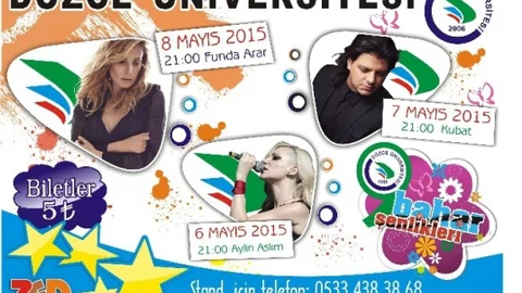 Düzce Üniversitesi'nde Bahar Şenlikleri Başladı