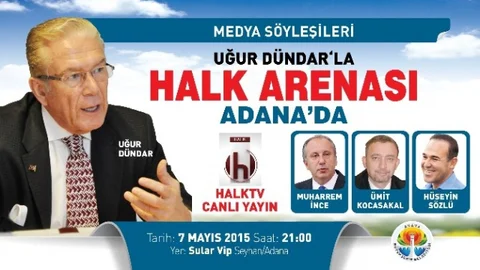 Uğur Dündar Adana'da Canlı Yayında