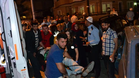 Turgutlu'da Kafa Kafaya Çarpışma