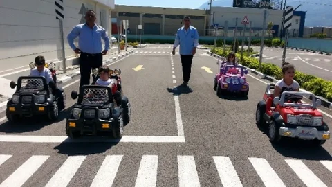 Manisa'da Çocuklara Trafik Eğitimi