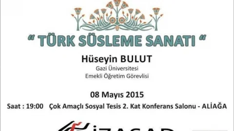 İzmir'de Türk Süsleme Sanatı Konferansı
