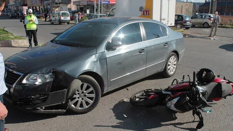 Zonguldak'ta Motosiklet Kazası