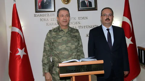 Hakkari'de Orgeneral Akar Ziyareti