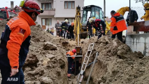 Bolu'da Toprak Kayması Olayı