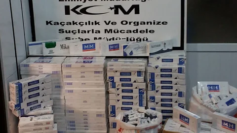 Tosya'da Kaçak Sigara Operasyonu