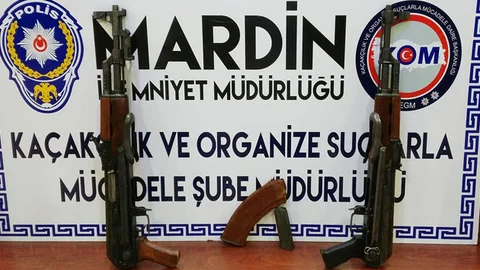 Mardin'de Silah Kaçakçılığı Operasyonu