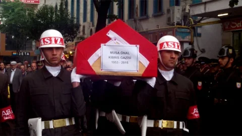 Sakarya'da Kıbrıs Gazisi Uğurlandı