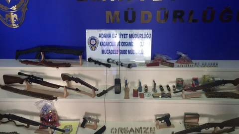 Adana'da Mühimmat Ele Geçirildi