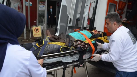 Fatsa'da Kadın Trafik Kazasında Yaralandı