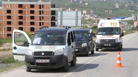 Samsun'da Trafik Kazası Oldu