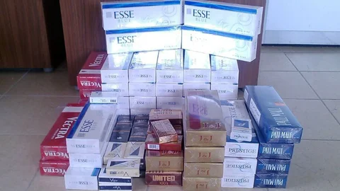 Bursa'da Kaçak Sigara Ele Geçirildi