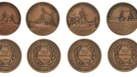 Çanakkale'de Hatıra Paralar Basıldı