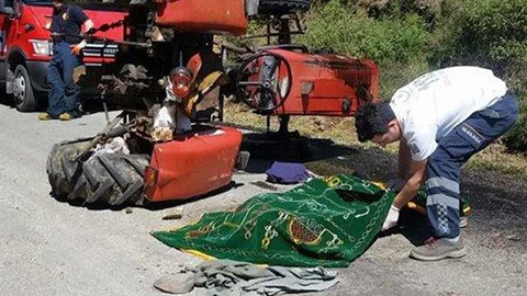 Yalova'da Traktör Kazası İle Hayatını Kaybetti