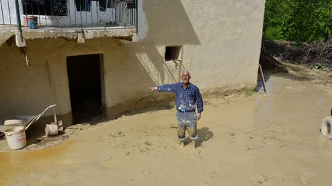 Darende'de Sel Felaketi Yaşandı