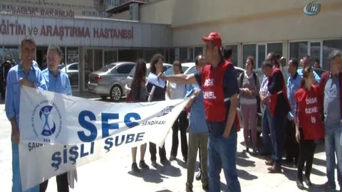 Okmeydanı'nda Doktora Şiddet Protestosu