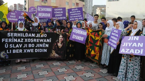 Cizre'de Tecavüz Protestosu Yapıldı