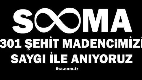 Soma'da 301 Şehit Madenci Anılıyor