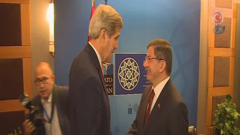 Antalya'da Davutoğlu-Kerry Görüşmesi