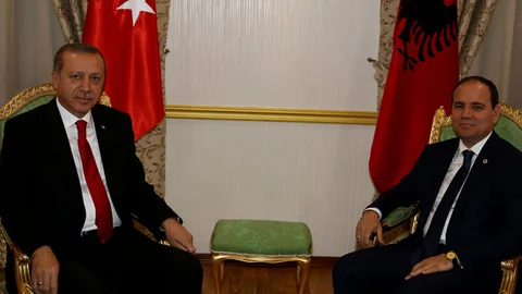 Cumhurbaşkanı Erdoğan Arnavutluk'ta Görüşme Yaptı