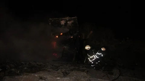 Zonguldak'ta Balıkçı Barakası Yangını