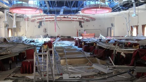 Samsun'da Düğün Salonunda Tavan Çöktü