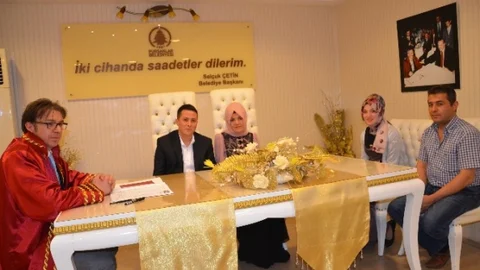 Pursaklar'da 17 Nikâh Kıyıldı