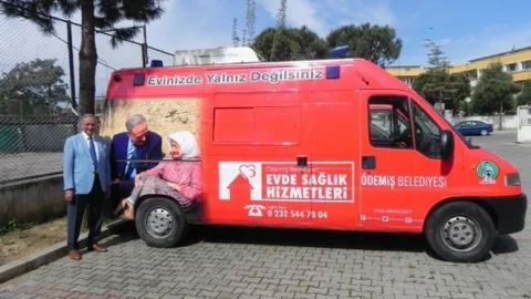 Ödemiş'te Evde Sağlık Hizmeti Başladı