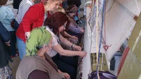 Kula'da Tekstil Atölyesi Ziyareti