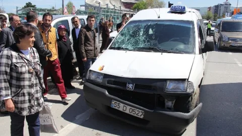 Samsun'da Yaya Kazası