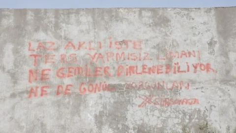 Akçakoca'da Şaşırtan Duvar Yazısı