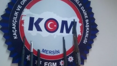 Mersin'de Silah Kaçakçılığına Operasyon Yapıldı