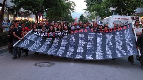 Soma'da Maden Faciası Anması Yapıldı