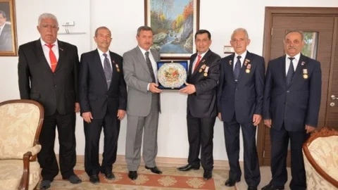 Kütahya'da Gaziler Derneği Ziyareti