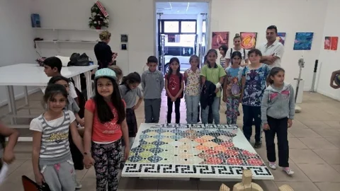 Zeytin Çekirdekleri Sergisine İlgi Yoğun