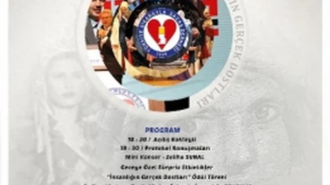 İstanbul'da İnsanlığın Gerçek Dostları Ödülleri