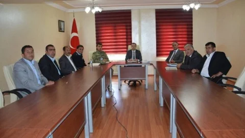 Tut'ta Seçim Güvenliği Toplantısı Yapıldı