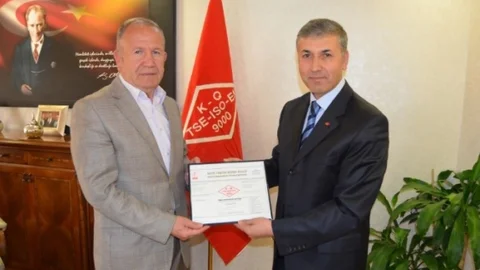 Nevşehir Ticaret Borsası Kalite Belgesi Aldı