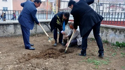 Çaldıran’da Fidan Dikimi Yapıldı