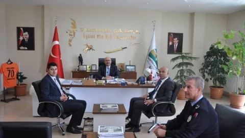 Karaman'da Emniyet Müdürü Ziyareti