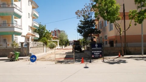 Karaman'da Asfaltlama Çalışmaları Devam Ediyor